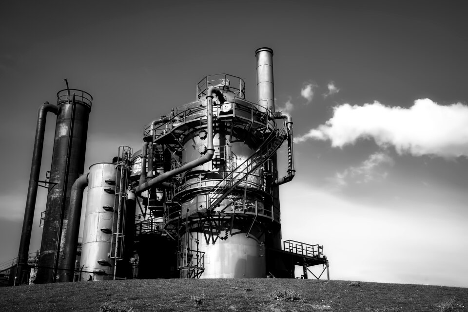 Structure architecture black and white