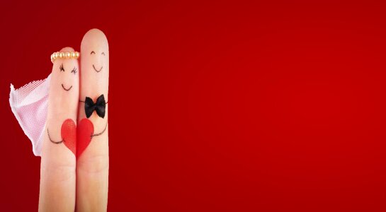 Animation fingers marraige