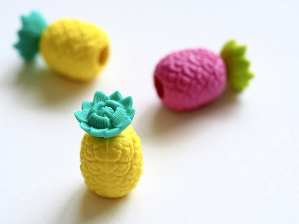 Eraser pineapple pencil