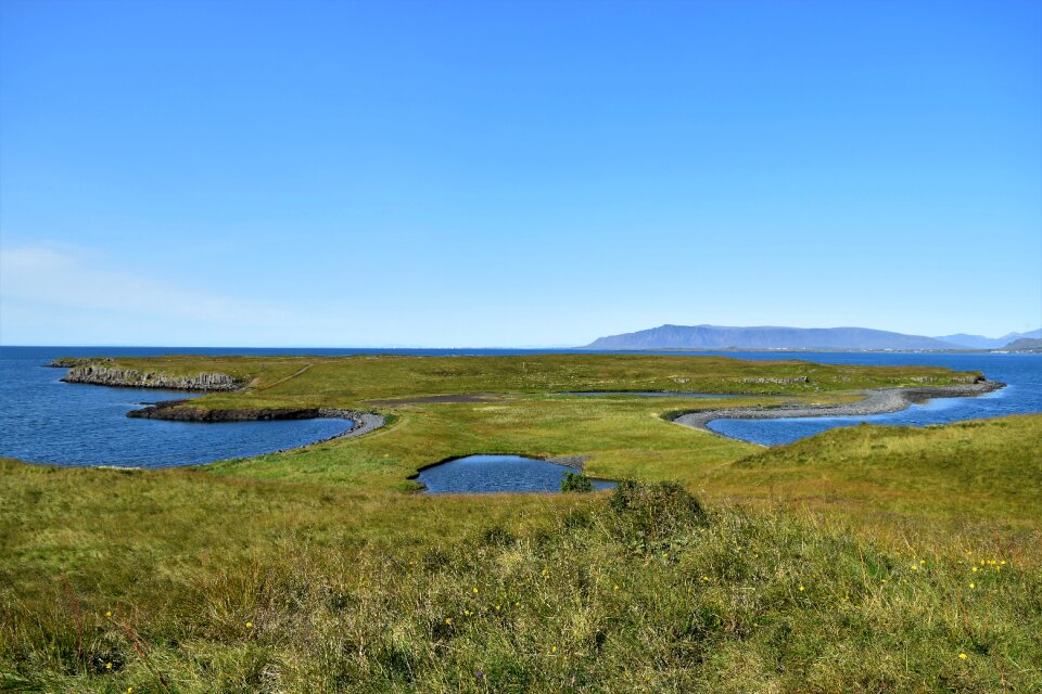 Headland nature shore