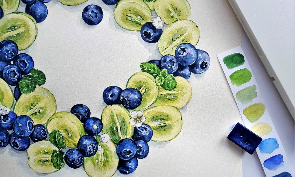 Fruit meal grapes