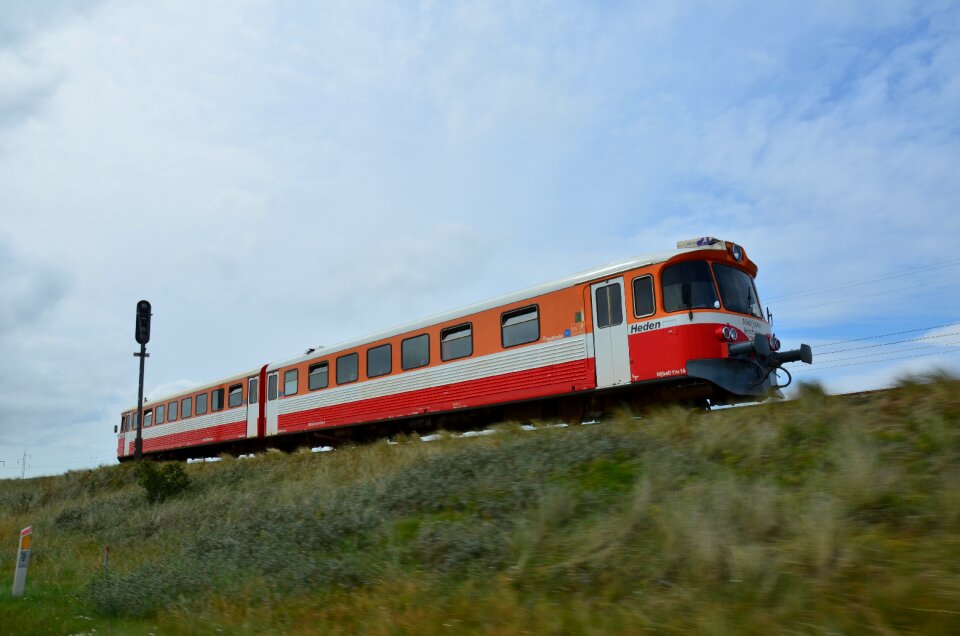 Nissum fjord rail traffic transport