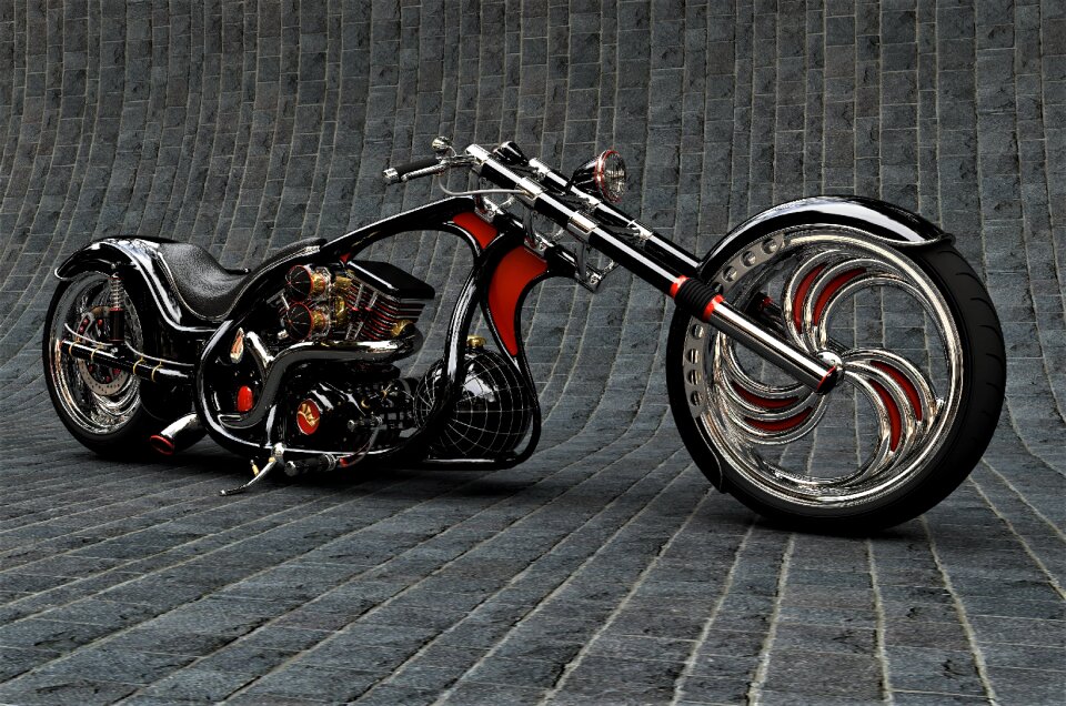 Motorcycle motorbike gray bike