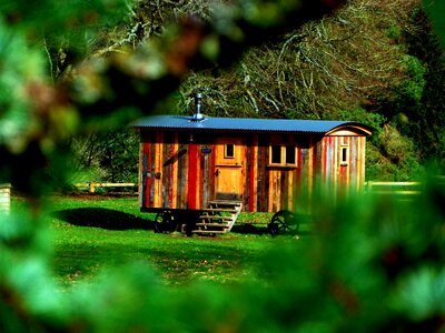 House nature shepherd hut photo