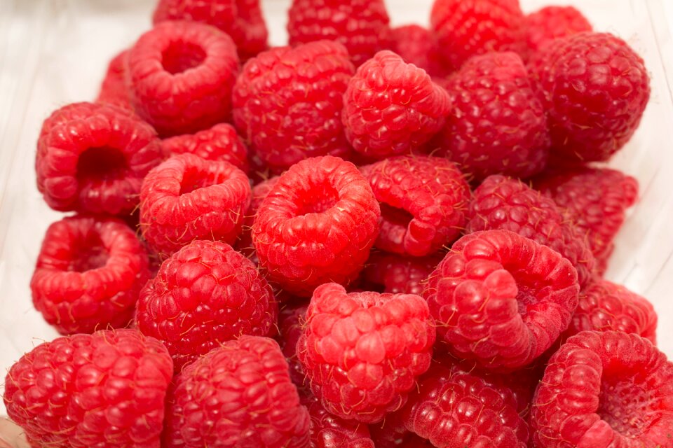 Healthy delicious raspberry