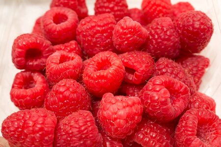 Healthy delicious raspberry
