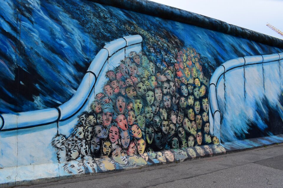 Mural street art painting