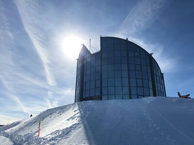 Sky winter leysin