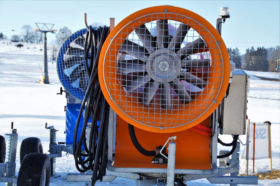 Turbine winter skiing area