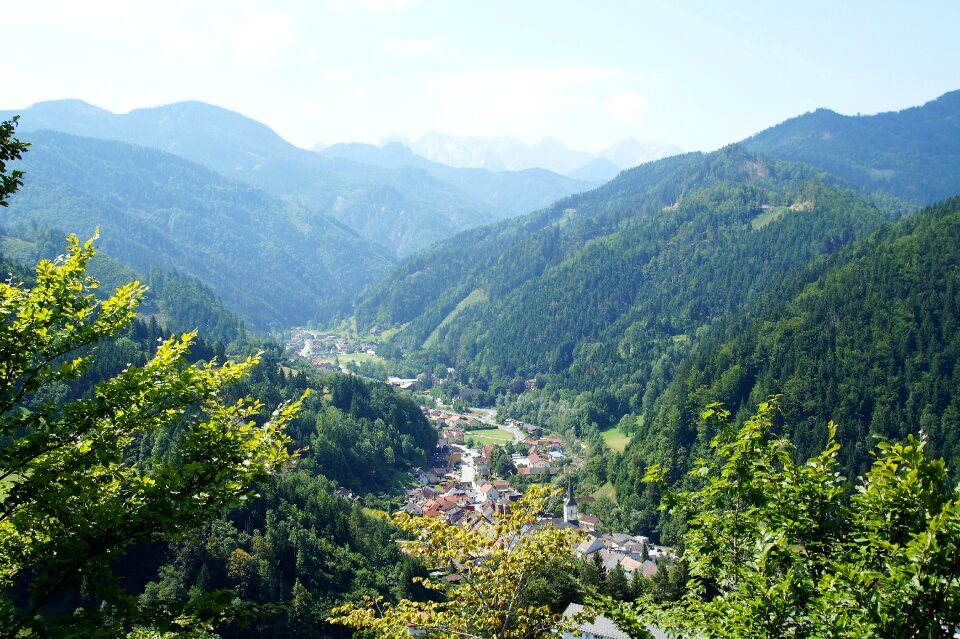 Jezersko valley town