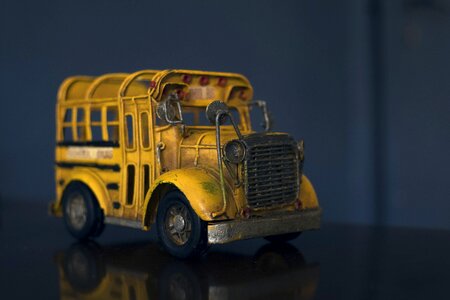 Toy cart bus school