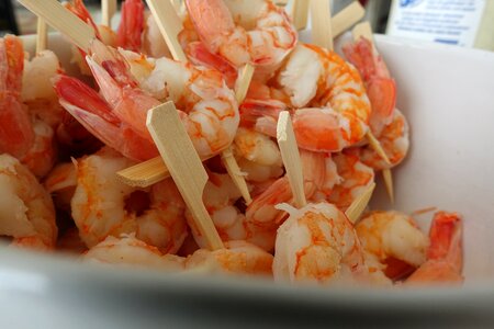 Eat gourmet shrimp