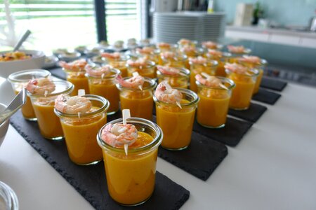 Eat gourmet buffet
