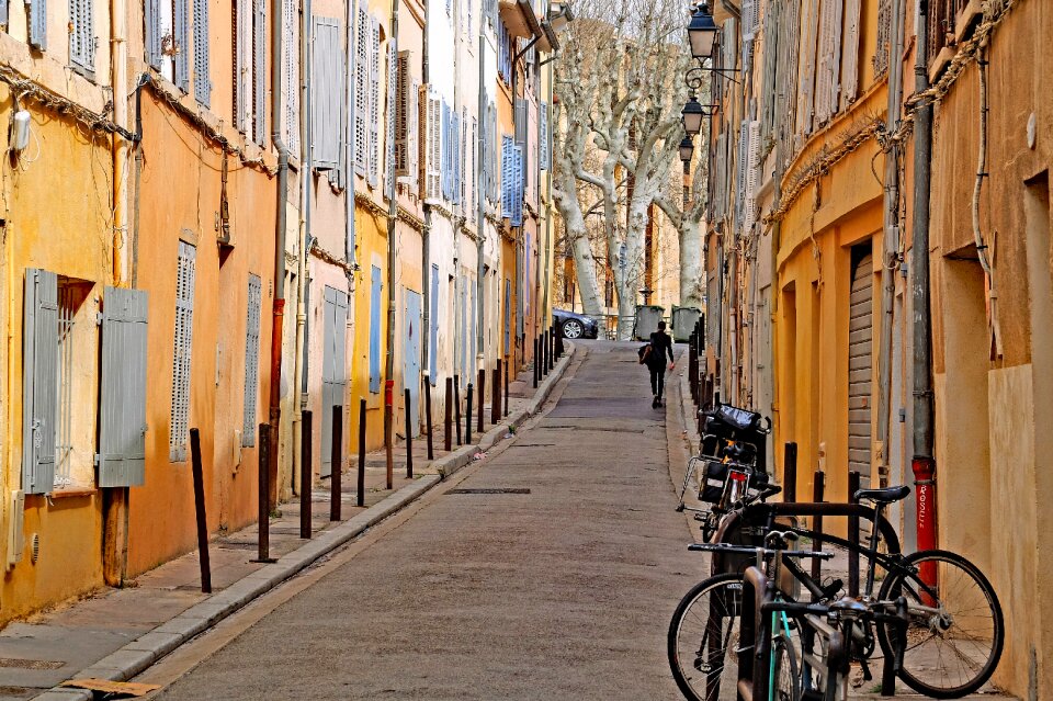 City architecture pavement