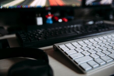 Keyboard computer desktop photo