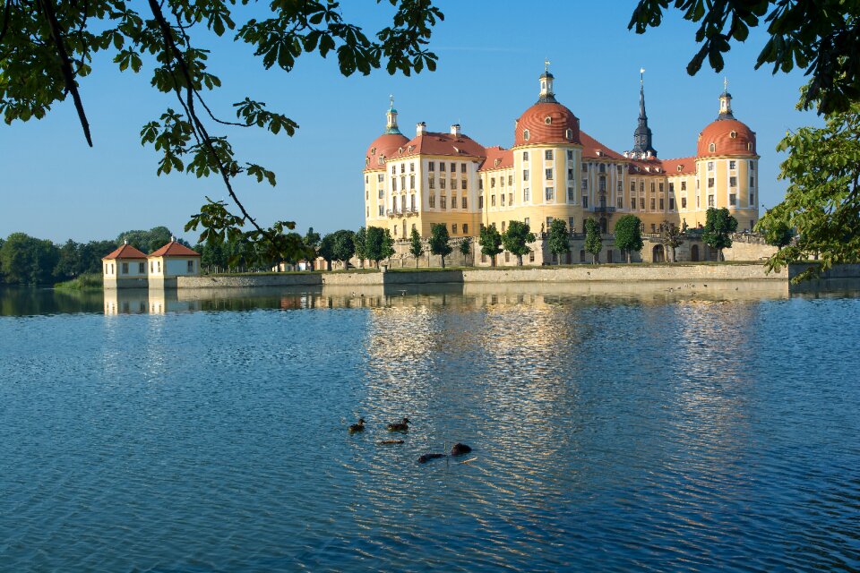 Castle saxony castle park