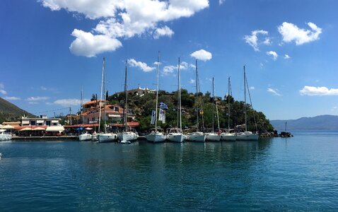 Port ship boats photo