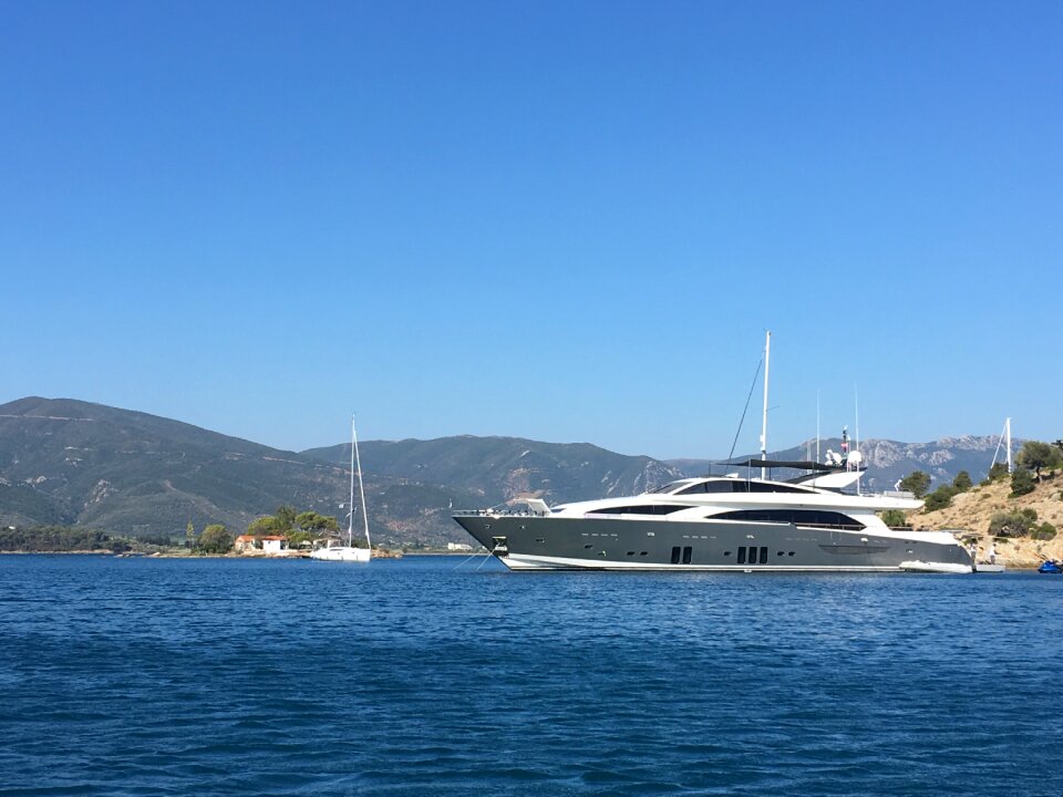 Greece powerboat bay