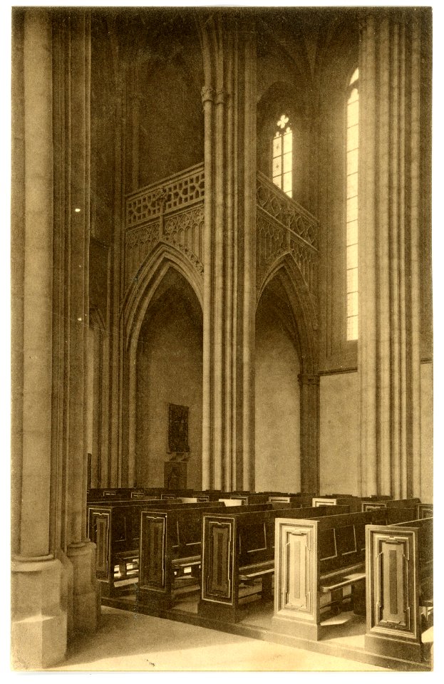 15578-Meißen-1913-Dom, Altar - Singechor-Brück & Sohn Kunstverlag