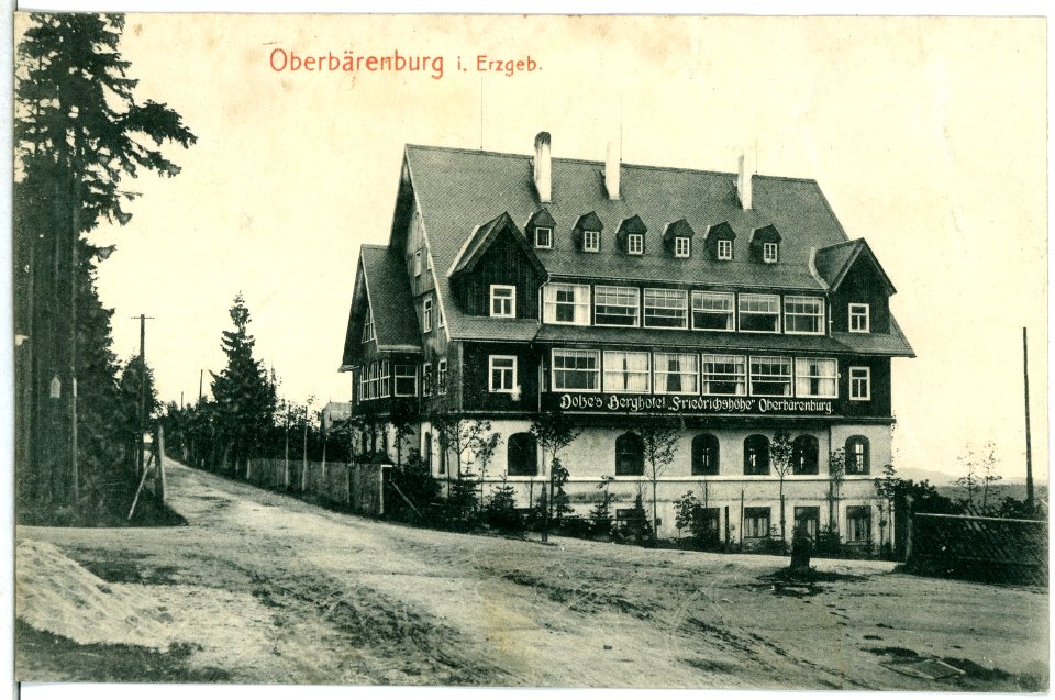 14286-Oberbärenburg-1912-Berghotel Friedrichshöhe-Brück & Sohn Kunstverlag