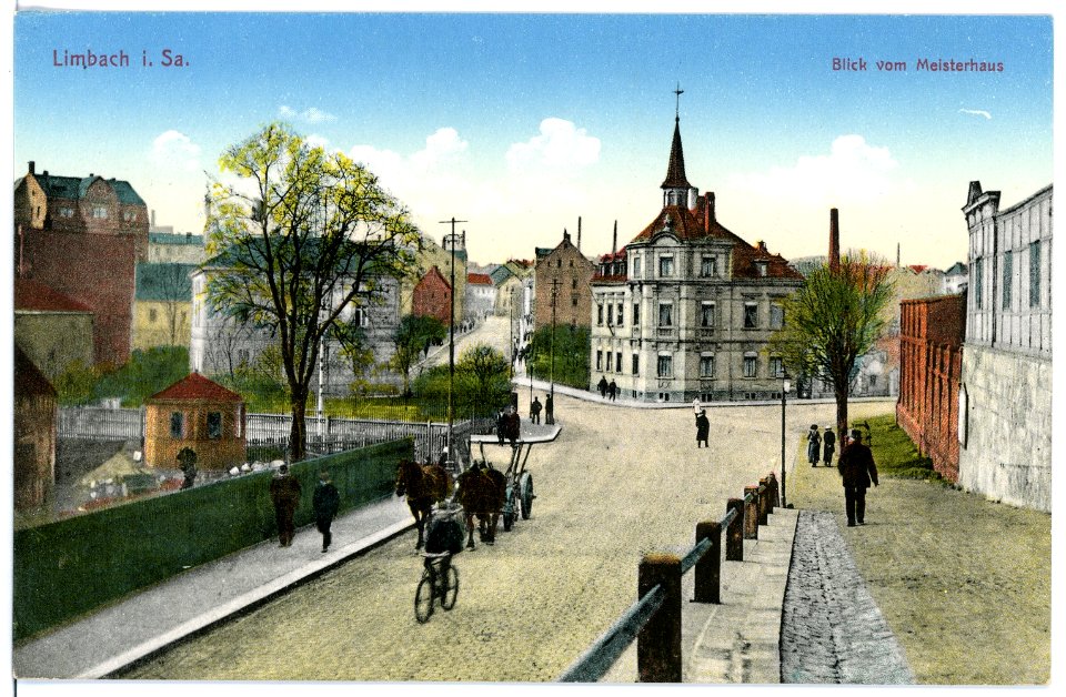 15525-Limbach-1913-Blick vom Meisterhaus-Brück & Sohn Kunstverlag