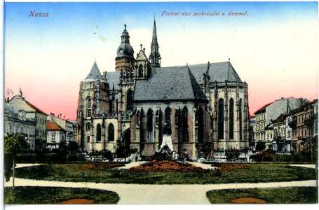 14668-Kassa-1912-Föutcai also parkreszlet a dommal-Brück & Sohn Kunstverlag