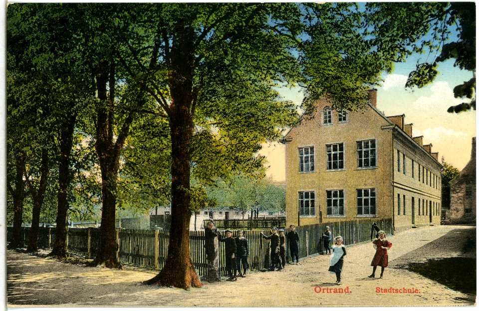 14657-Ortrand-1912-Stadtschule-Brück & Sohn Kunstverlag