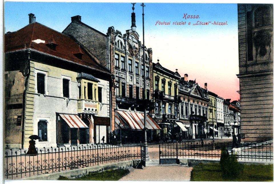 14671-Kassa-1912-Föutcai reszlet a Löcsei hazzal-Brück & Sohn Kunstverlag