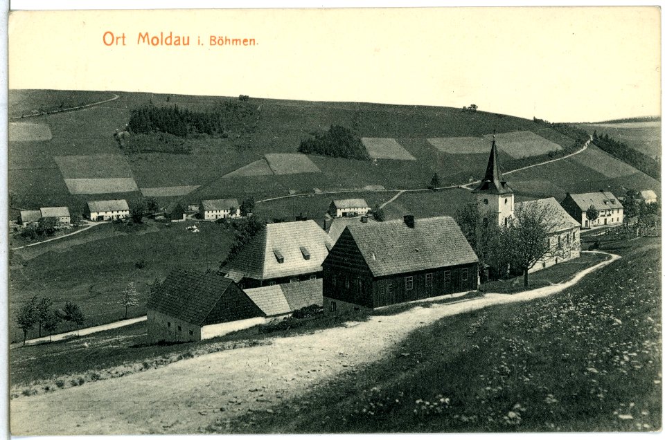 14467-Moldau-1912-Blick auf Moldau-Brück & Sohn Kunstverlag