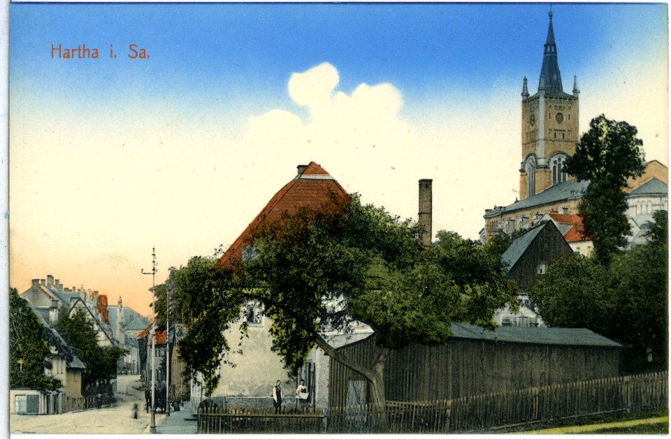14267-Hartha-1912-Kirche-Brück & Sohn Kunstverlag