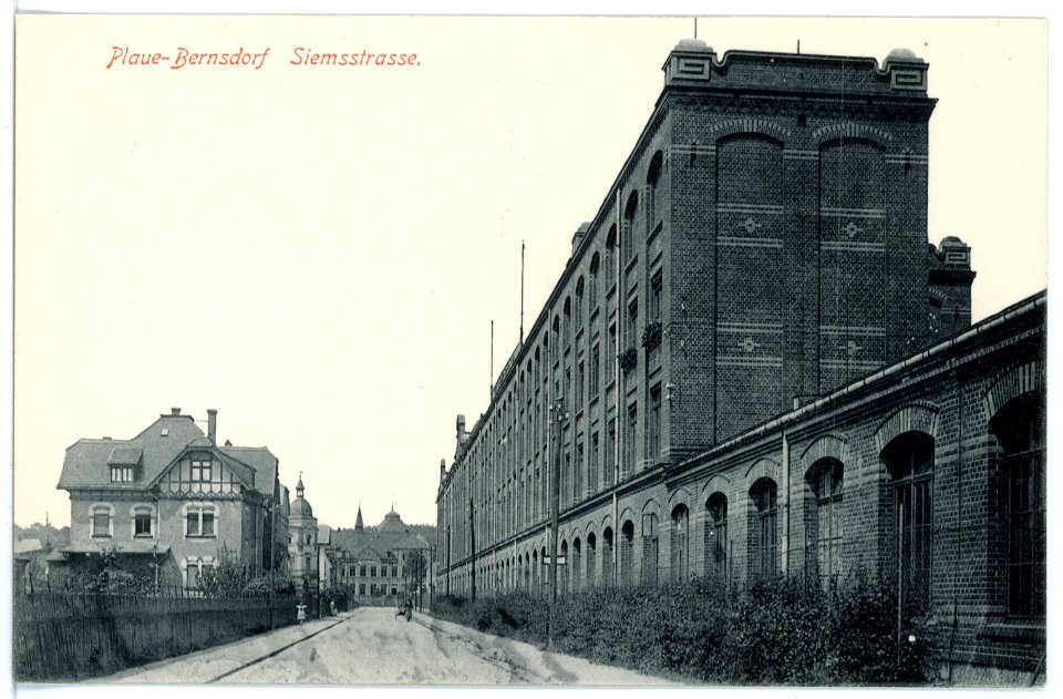 15997-Plaue-Bernsdorf-1913-Siemstraße-Brück & Sohn Kunstverlag