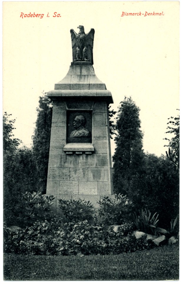 15023-Radeberg-1912-Bismarckdenkmal-Brück & Sohn Kunstverlag