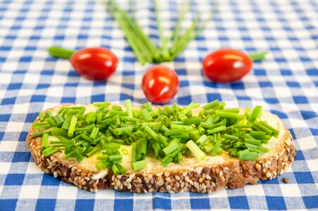 Meal plate bread photo