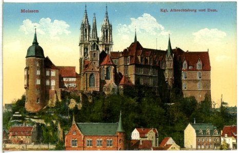 14743-Meißen-1912-Albrechtsburg und Dom-Brück & Sohn Kunstverlag