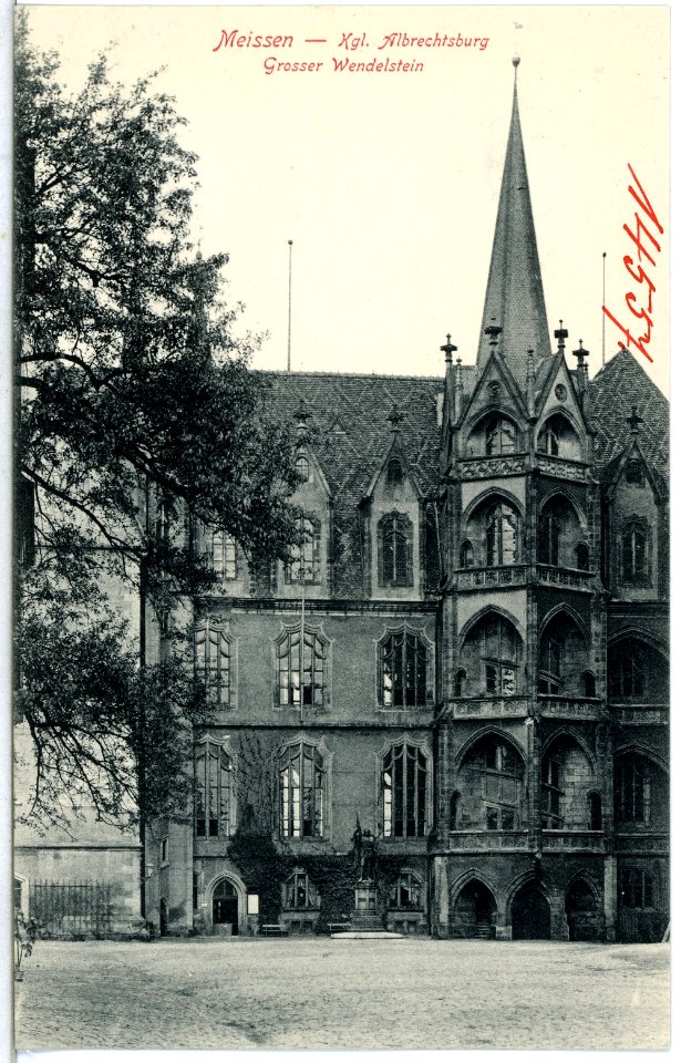 14557-Meißen-1912-Albrechtsburg mit Großen Wendelstein-Brück & Sohn Kunstverlag