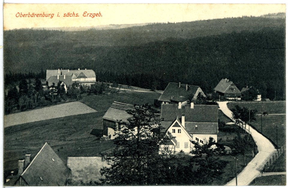 14184-Oberbärenburg-1912-Blick auf Oberbärenburg-Brück & Sohn Kunstverlag