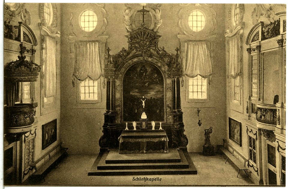 14546-Moritzburg-1912-Schloßkapelle-Brück & Sohn Kunstverlag