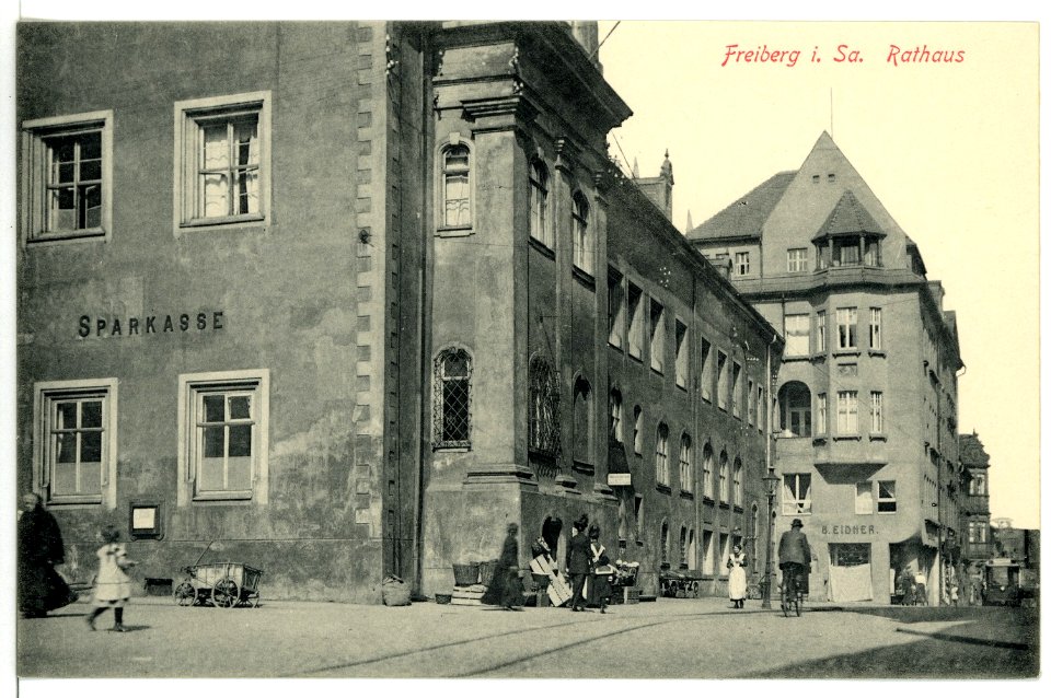 15671-Freiberg-1913-Rathaus-Brück & Sohn Kunstverlag