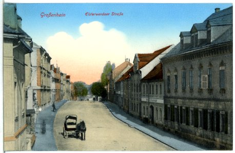 14219-Großenhain-1912-Elsterwerdaer Straße-Brück & Sohn Kunstverlag