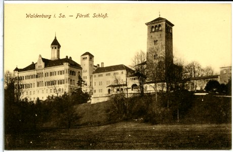 14232-Waldenburg-1912-Schloß-Brück & Sohn Kunstverlag