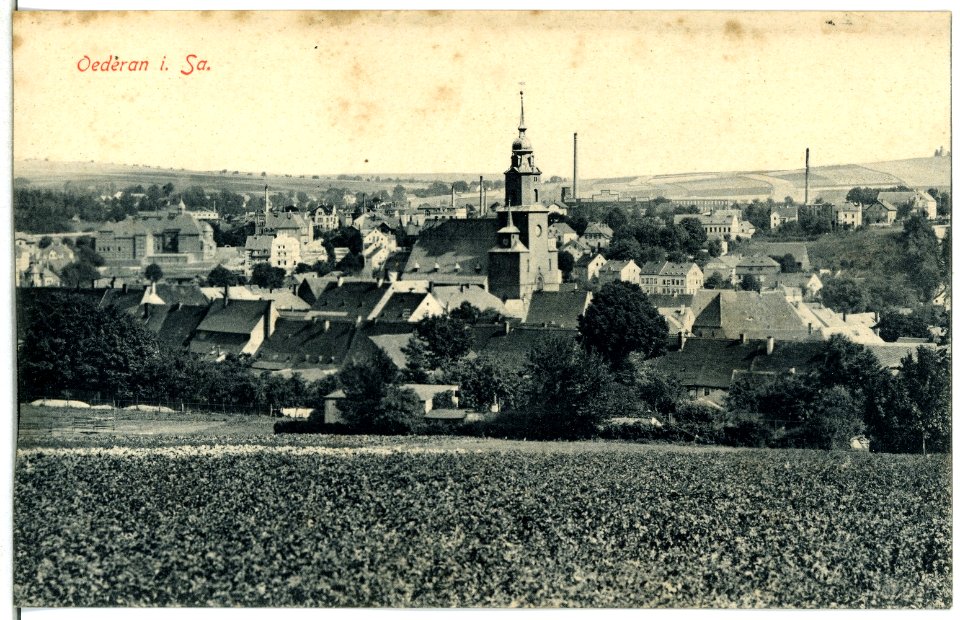 14248-Oederan-1912-Blick auf Oederan-Brück & Sohn Kunstverlag
