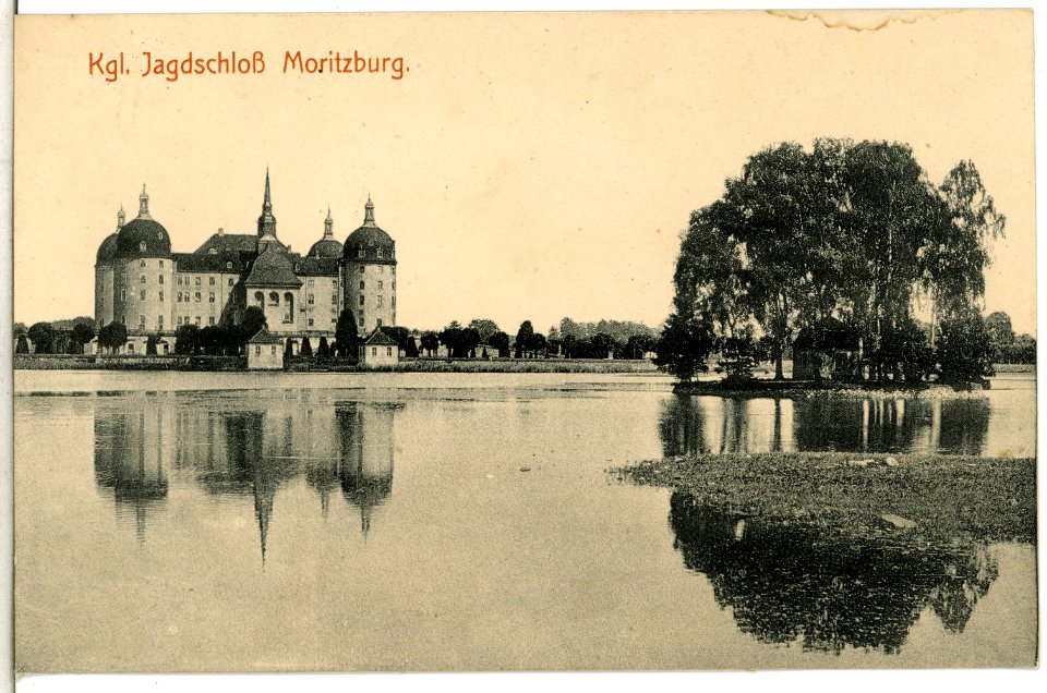 14824-Moritzburg-1912-Schloß-Brück & Sohn Kunstverlag