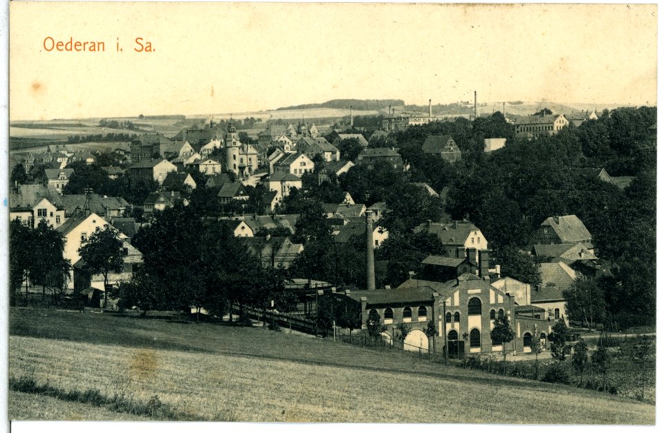 14249-Oederan-1912-Blick auf Oederan-Brück & Sohn Kunstverlag