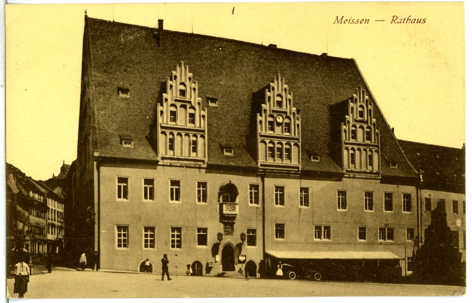14808-Meißen-1912-Rathaus-Brück & Sohn Kunstverlag