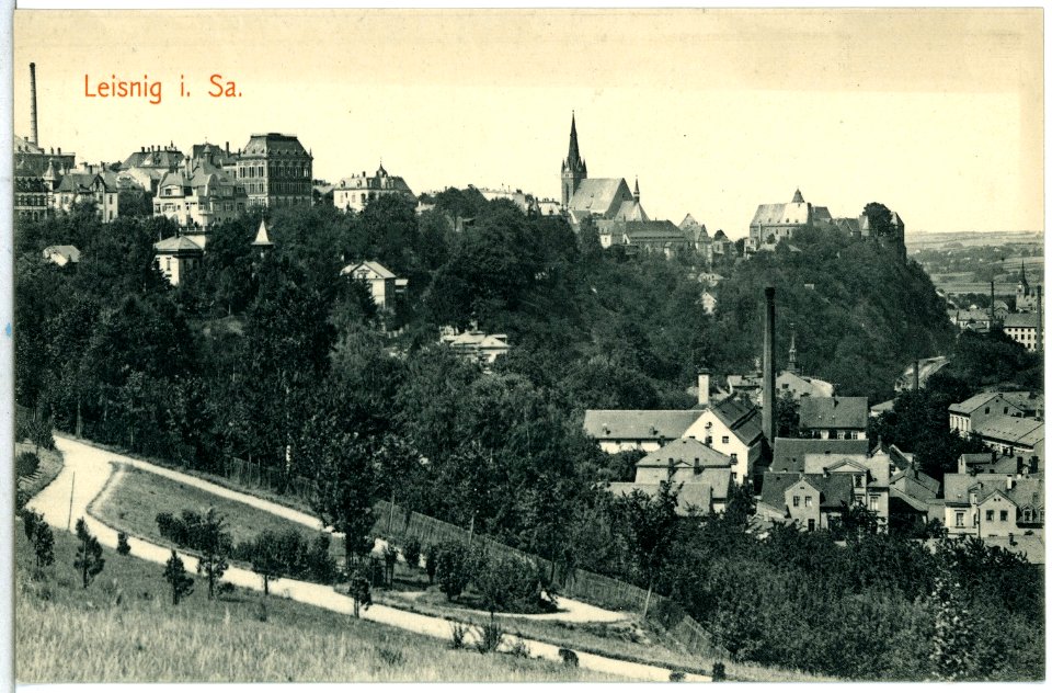 14252-Leisnig-1912-Blick auf Leisnig-Brück & Sohn Kunstverlag