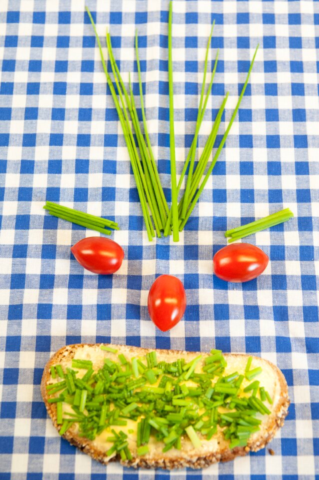 Meal plate bread photo