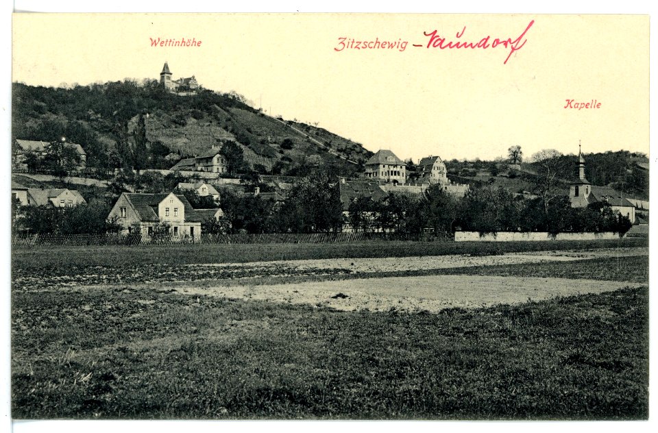 15676-Radebeul-1913-Wettinhöhe und Kapelle-Brück & Sohn Kunstverlag