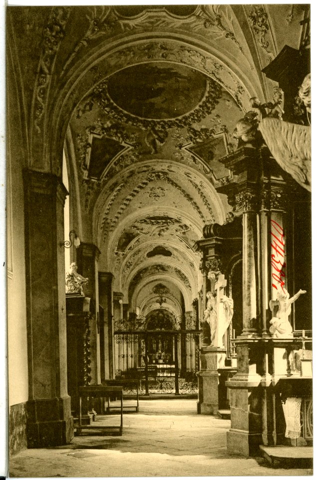14380-Ossegg-1912-Mutter Gottes Altar in der Stiftskirche-Brück & Sohn Kunstverlag