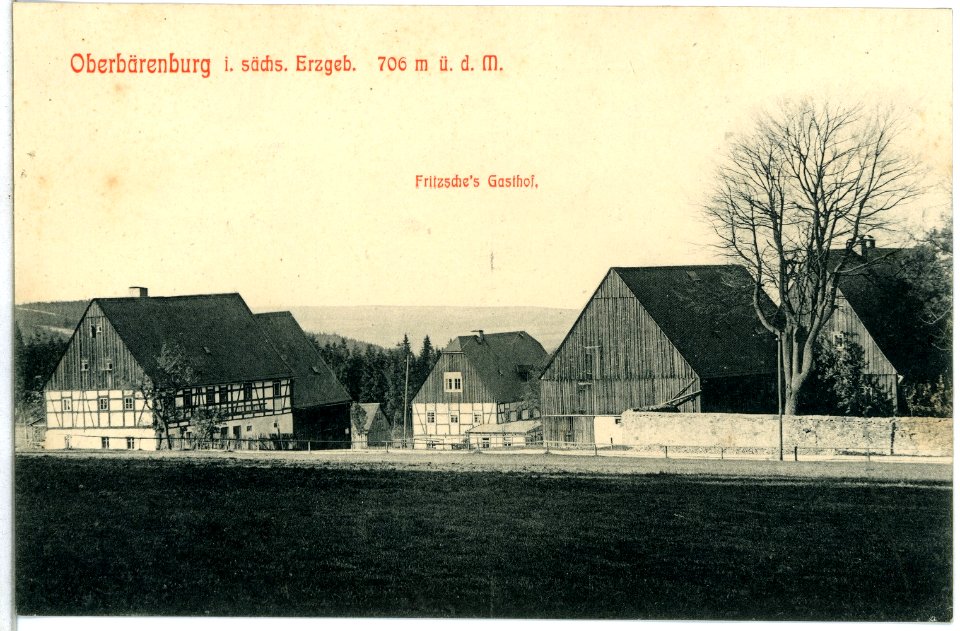 14221-Oberbärenburg-1912-Fritzsches Gasthof-Brück & Sohn Kunstverlag