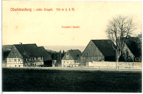 14221-Oberbärenburg-1912-Fritzsches Gasthof-Brück & Sohn Kunstverlag